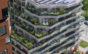 CECI Amsterdam stepped balconies with integrated planting and biodiversity design